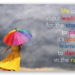 Ansichtkaart Dance in the Rain