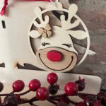 Kersthanger Mevrouw Rendier