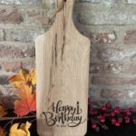 Houten Plank Happy Birthday