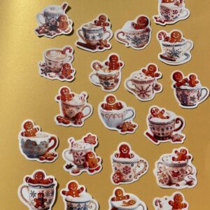 Stickerset Peperkoekmannetje
