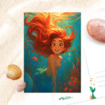 Ansichtkaart Zeemeermin