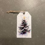 Cadeaulabel kerstboom