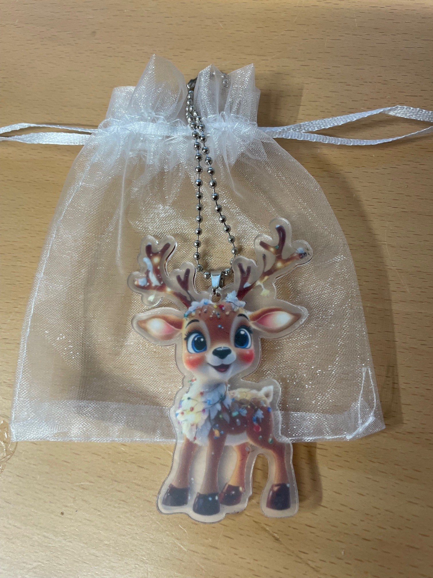 rendierhanger Rendier hanger in organza zakje - Image 1