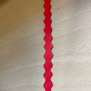 Krullint rood golvend