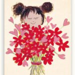 Ansichtkaart Bosje Bloemen