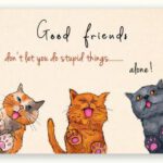 Ansichtkaart Good Friends