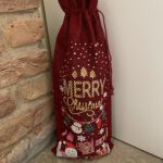 Wijnzak rood kerst