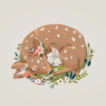 Ansichtkaart In het Bos