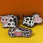Pin set van 3 koeien