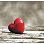 Ansichtkaart Rood Hart