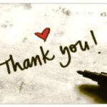 Ansichtkaart Thank You