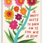 Ansichtkaart Zijn wie je bent