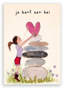 ha101-webje Ansichtkaart Kei - Image 1