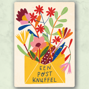 Ansichtkaart Post Knuffel